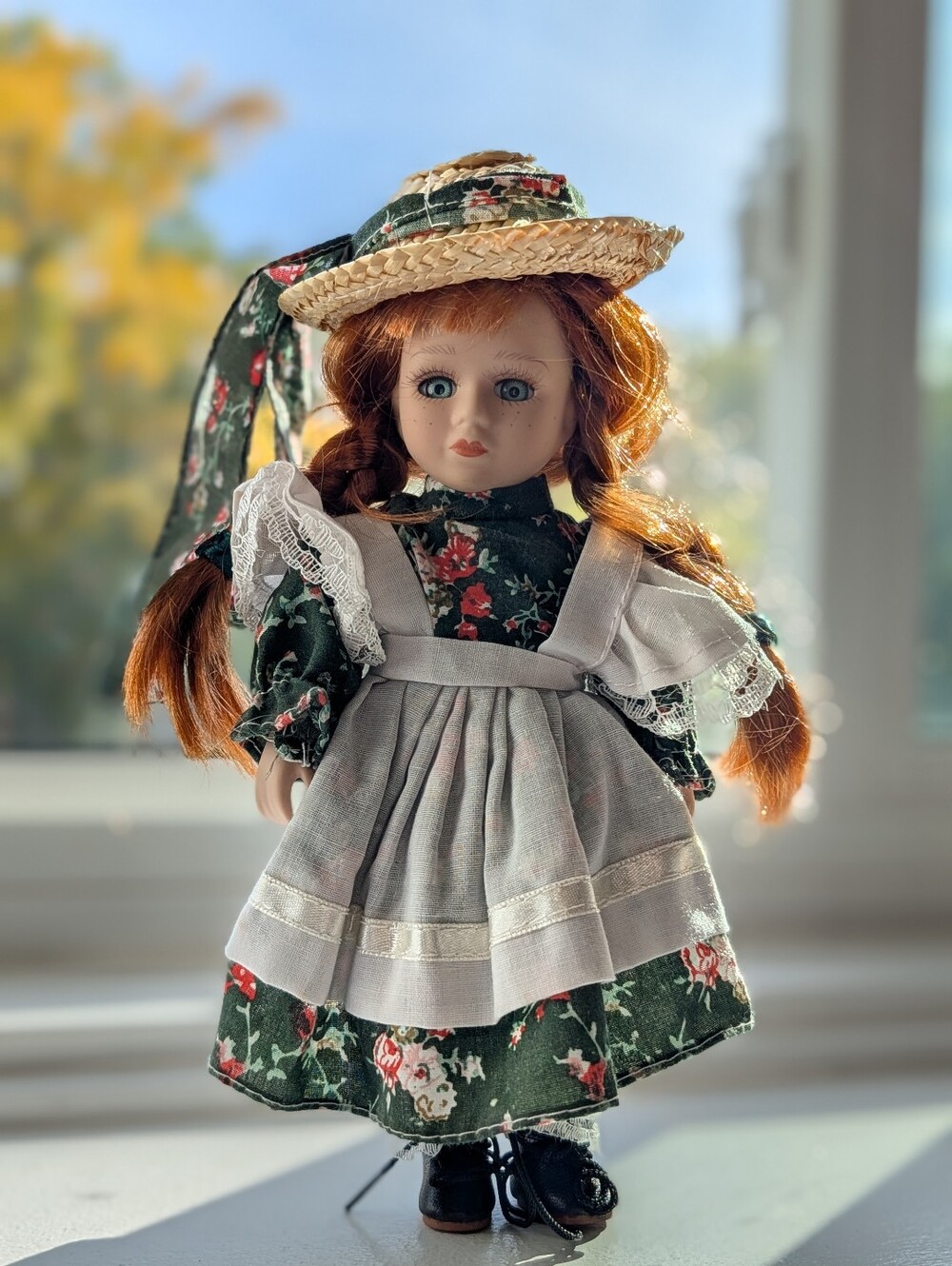 Vintage Porcelain Doll Anne of Green Gables Style